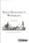 Alice in Wonderland / By Lewis Carroll.